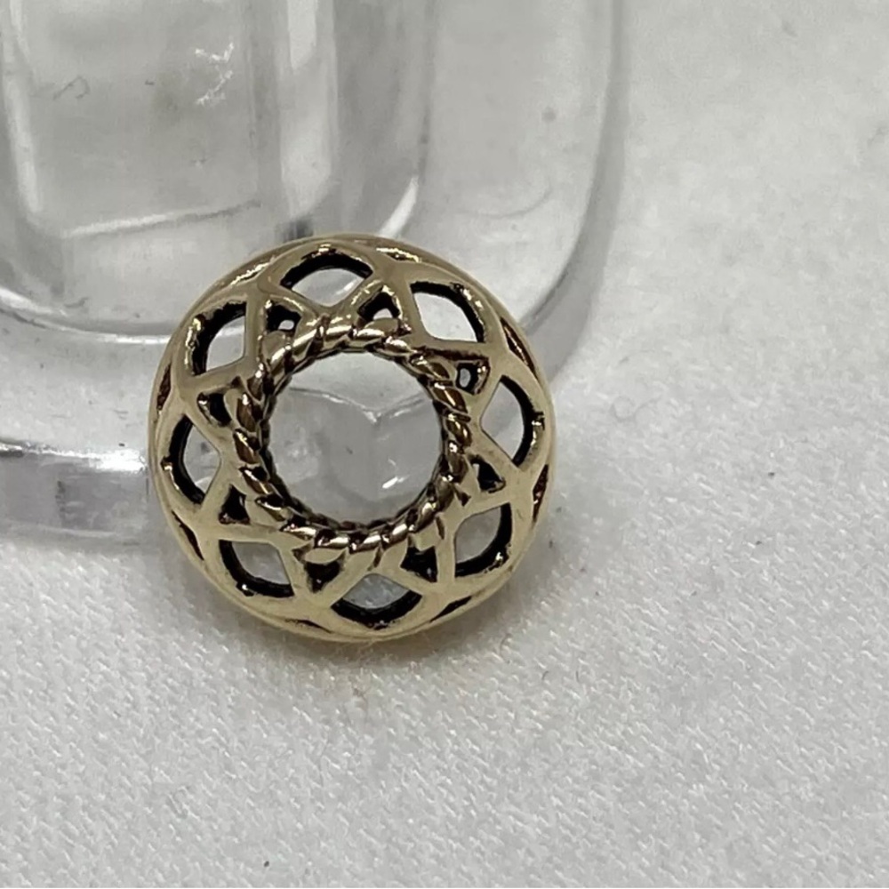 Pandora Solid 14k Open Lattice Charm - image 3